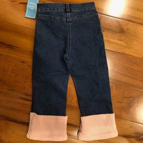 Boutique Vintage LITTLE MASS jeans, cuffed, size 5, NWT! - Picture 3 of 4